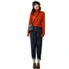 Autumn and Winter Cross-border 2020 New Korean-style Dui Dui collar pullover knitted sweater with an ins trendy women's sweater as a base layer Item Picture